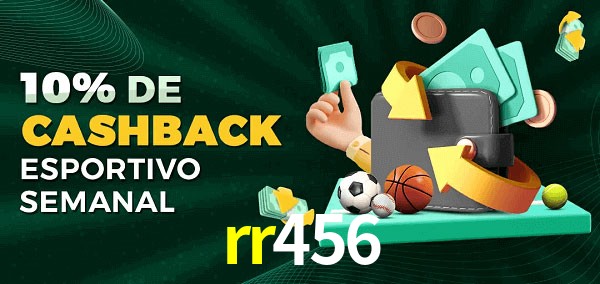 10% de bônus de cashback na rr456