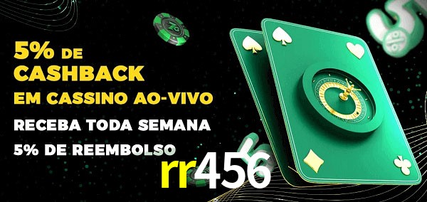 Promoções do cassino ao Vivo rr456